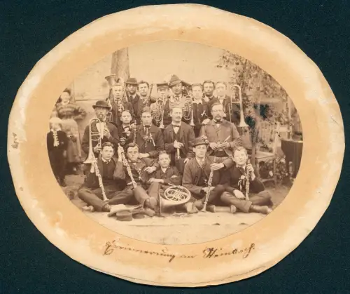 Fotografie Ansicht Steinach am Brenner, junges Blasorchester mit Trompeten, Klarinette und Horn