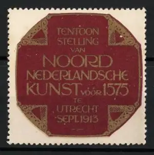 Reklamemarke Utrecht, Tentoonstelling van Noord-Nederlandsche Kunst 1913