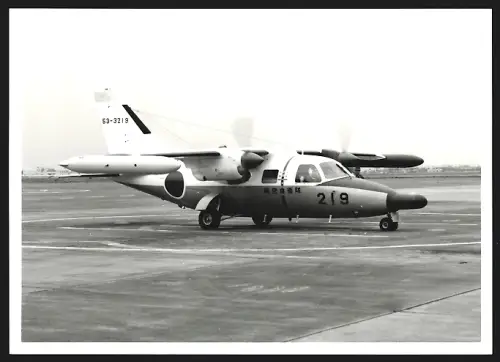 Fotografie Flugzeug Mitsubishi MU-2, Flugzeug für Such- und Rettungsdienst japanischer Entwicklung, Kennung 53-3219