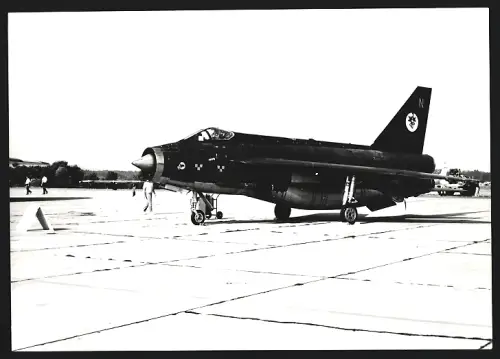 Fotografie Flugzeug English Electric Lightning, Kampfjet in Ramstein