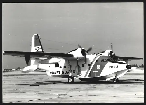 Fotografie Flugzeug Grumman HU-16 Albatross, Amphibienflugzeug US Coast Guard 7243