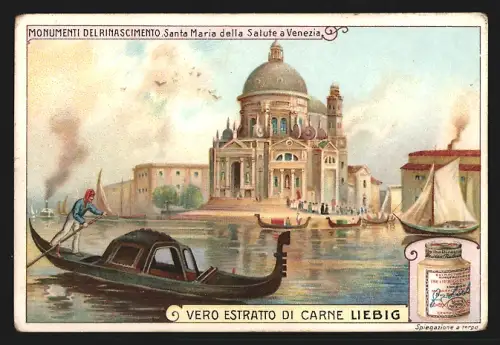 Sammelbild Liebig, Monumento di Rinascimento, Santa Maria della Salute a Venezia