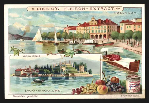 Sammelbild Liebig, Lago Maggiore, Isola Bella