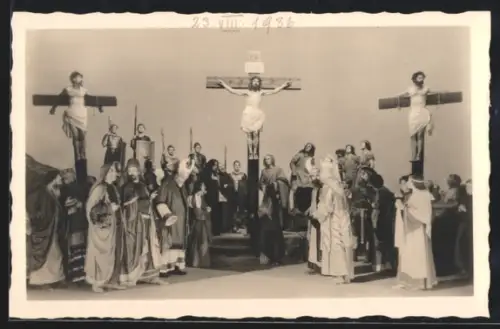 AK Thiersee, 600 Jahre Tiroler Passionsspiele, Golgatha