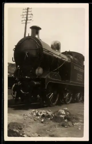 AK Britische Lokomotive Nr. 1599 der Southern Railway, englische Eisenbahn