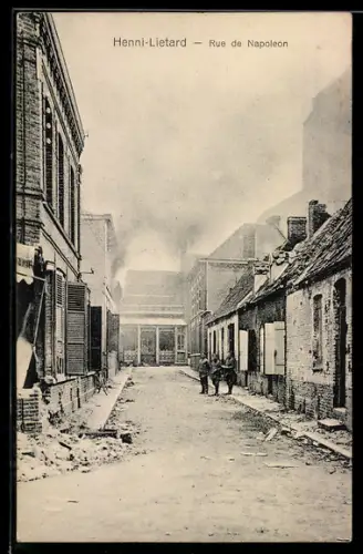 AK Henin-Lietard, Rue de Napoleon