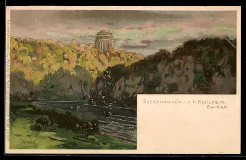 AK Kehlheim /Bayern, Blick auf die Befreiungshalle