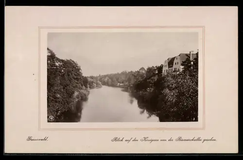 Foto-AK NPG Nr. 3: Grunewald, Königssee von der Bismarckallee aus gesehen