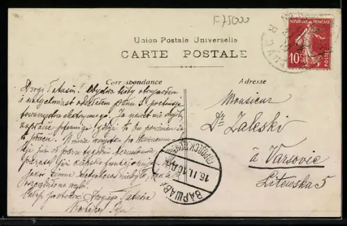 AK Paris, Inondation 1910, Rue du Hâvre et Place de Rome
