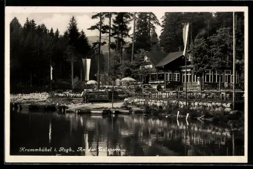 AK Krummhübel i. Riesengebirge, Gaststätte an der Talsperre