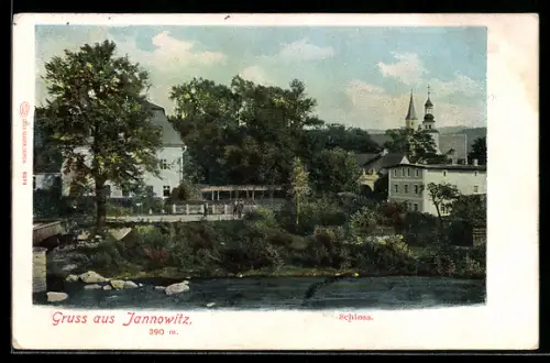 AK Jannowitz, Blick zum Schloss
