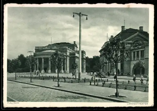 AK Kalisch, Blick auf das Landestheater