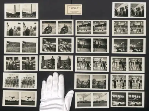 Raumbildalbum mit 100 Raumbildaufnahmen, Olympia 1952 Helsinki, Ansicht Helsinki, Olympische Spiele, Stereobetrachter