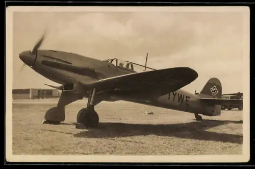 AK Flugzeug, Heinkel Jagdeinsitzer 112, 