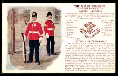 AK The Welsh Regiment, 41st Foot and 69th Foot