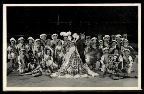 AK C. H. Schäfer's Circus-Stadt Liliput, Gruppenbild Liliputaner