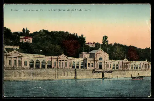 AK Torino, Esposizione 1911, Ausstellung, Padiglione degli Stati Uniti