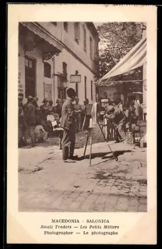 AK Salonica, Les Petits Metiers, Le Photographe