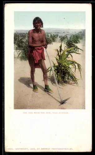 AK The Man with the Hoe, Moki Pueblos, Indianer