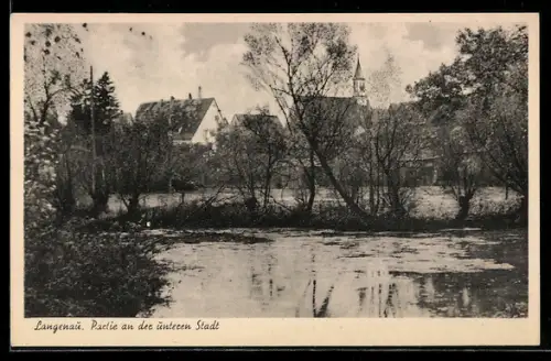 AK Langenau, Partie an der unteren Stadt