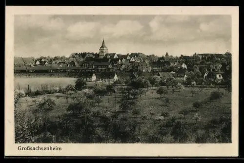 AK Grosssachsenheim, Teilansicht