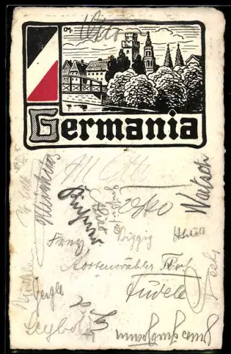 AK Heilbronn, Studentenverbindung Germania, Panorama der Stadt