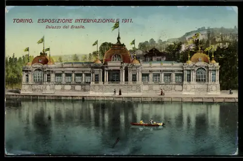 AK Torino, Esposizione Internazionale 1911, Palazzo del Brasile