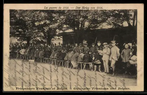 AK Prisonniers Francais et Belges