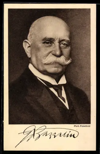 AK Portrait Graf Zeppelin