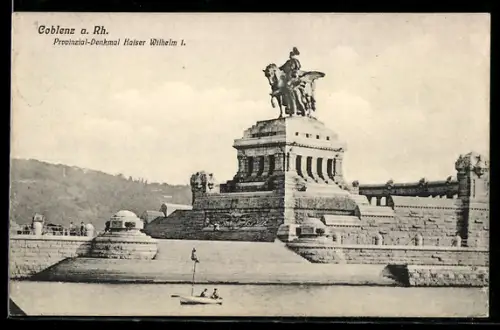 AK Coblenz a. Rh., Provinzial-Denkmal Kaiser Wilhelm I.