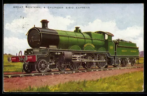AK Great Western, 4 Cylinder 4-6-0- Express, englische Eisenbahn