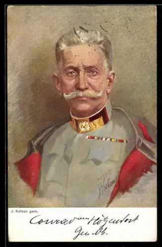 AK Rotes Kreuz Nr. 282: Heerführer Conrad von Hötzendorf