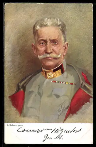 AK Rotes Kreuz Nr. 282: Heerführer Conrad von Hötzendorf