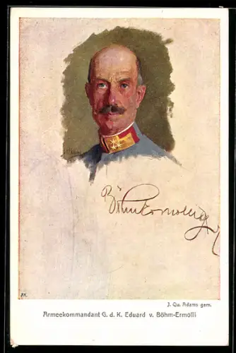 AK Rotes Kreuz Nr. 252, Armeekommandant G. d. K. Eduard von Böhm-Ermolli