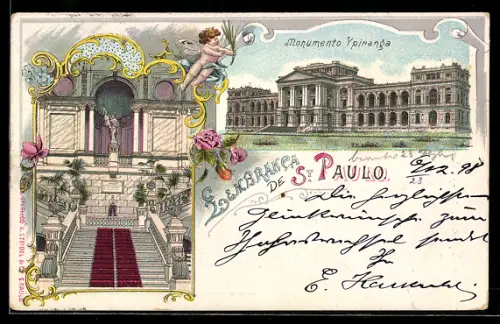 Lithographie St. Paulo, Monumento Ypiranga