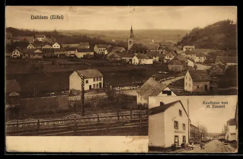 AK Dahlem / Eifel, Ortsansicht, Kaufhaus von H. Emmel