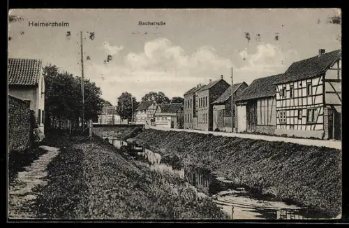 AK Heimerzheim, Häuser an der Bachstrasse