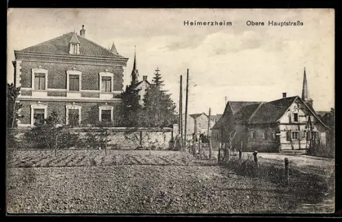 AK Heimerzheim, Die obere Hauptstrasse