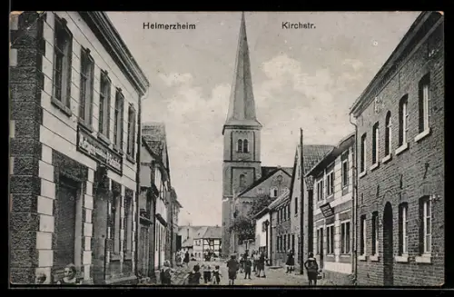 AK Heimerzheim, Metzgerei in der Kirchstrasse