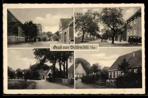 AK Bösensell b. Münster, Gasthaus und Handlung Heinrich Haddick