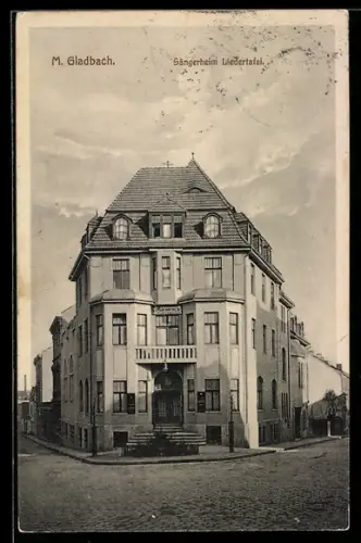 AK M. Gladbach, Sängerheim Liedertafel, Aussenansicht