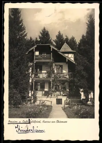 AK Harras am Chiemsee, Hotel-Pension und Café Waldfried, Bes. R. u. A. Hackl