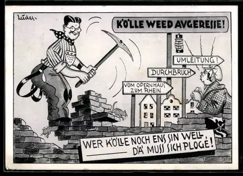 AK Köln, Typischer Stadttyp bei der Arbeit