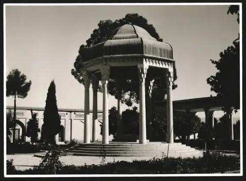 Fotografie Ansicht Schiras /Iran, Hafis Grabmal, Grossformat 18 x 25cm
