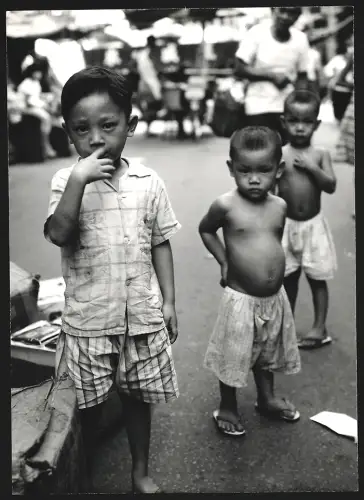 Fotografie Hermann Engel, Köln-Klettenberg, Weisshausstr. 36, Malaysien, Drei malaysische Kinder