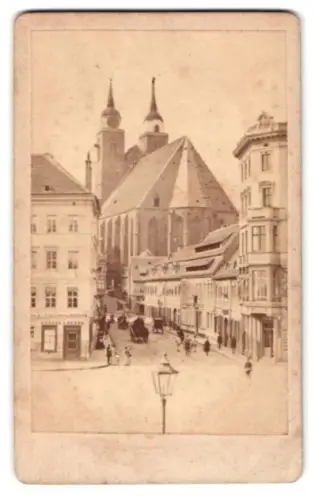 Fotografie unbekannter Fotograf, Ansicht Magdeburg, Johannisbergstrasse mit Zigarrenladen Grosse & Hesse im Eckhaus