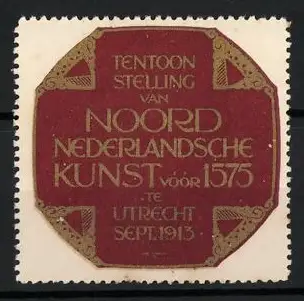 Reklamemarke Utrecht, Tentoonstelling van Noord-Nederlandsche Kunst vóór 1913, Ornamentik