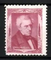 Reklamemarke Franz Grillparzer, Schriftsteller, Porträt