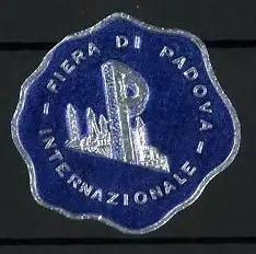 Reklamemarke Padova, Fiera di Padova Internazionale, Buchstabe P
