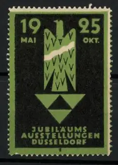 Reklamemarke Düsseldorf, Jubiläumsausstellungen 1925, Adler